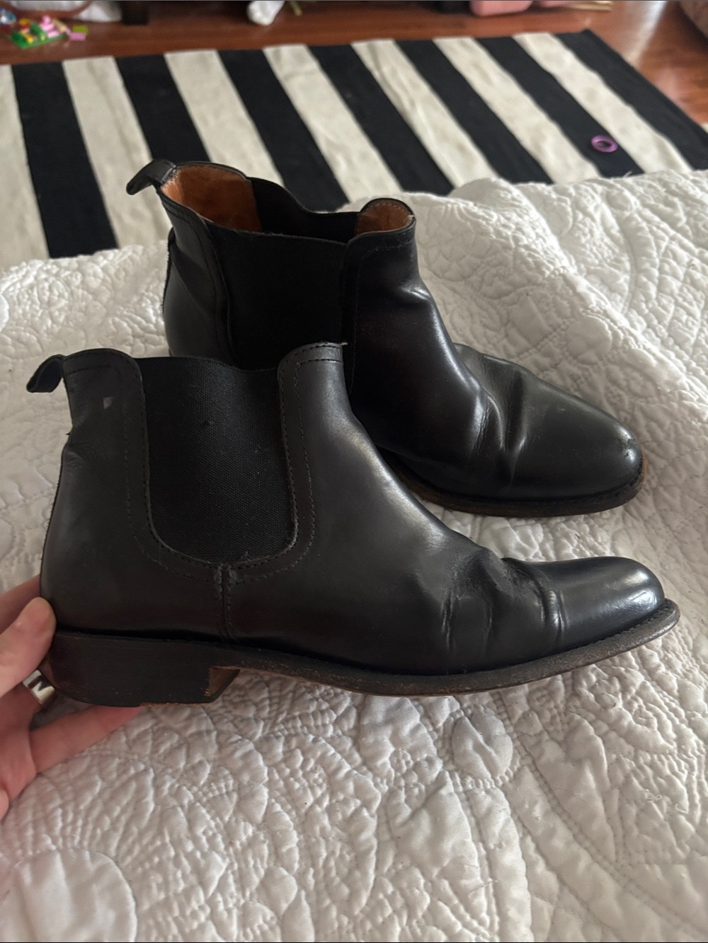 Frye Spanish Leather Chelsea Boots